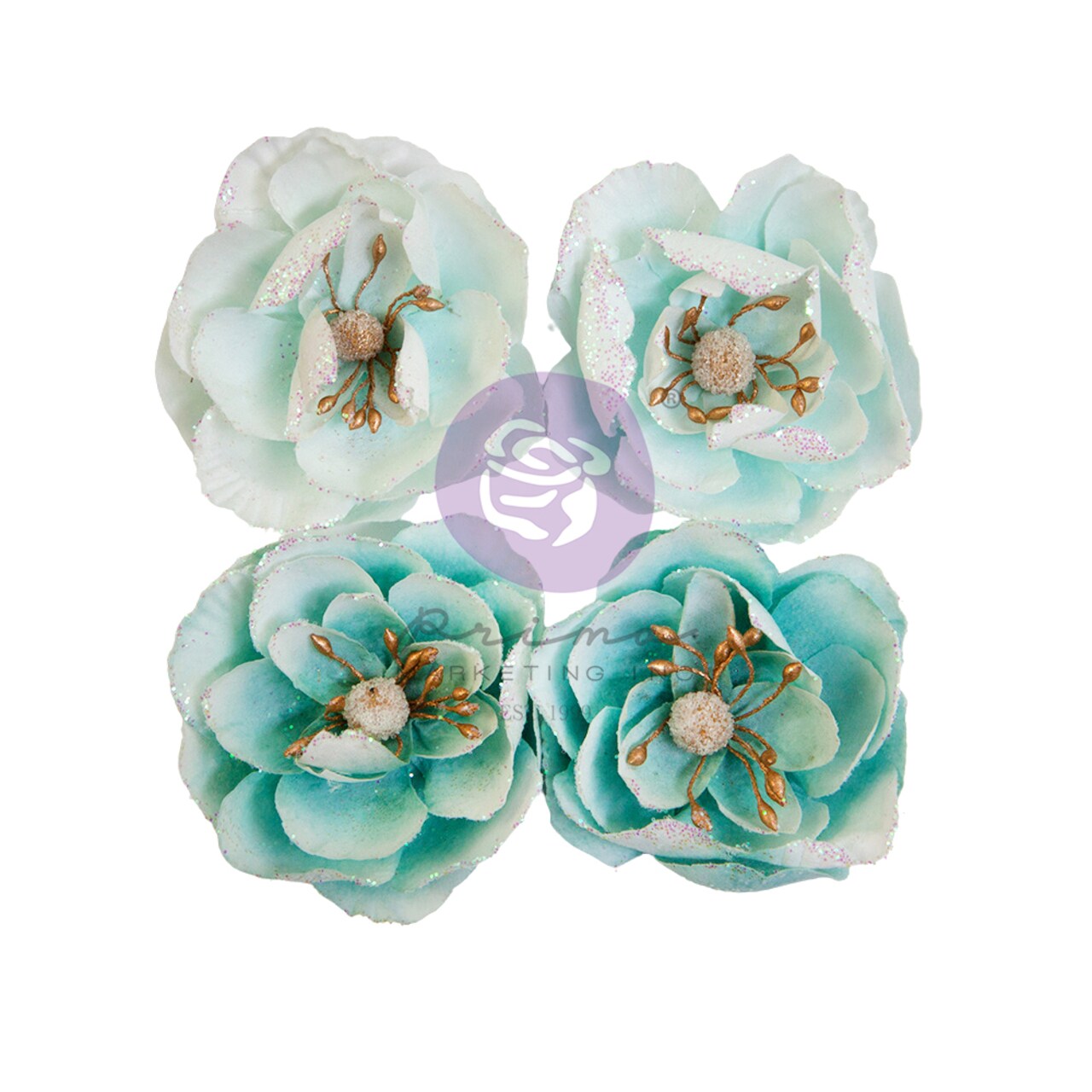 Postcards from Paradise Collection Flowers - Soft Breeze - 4 pcs / mulberry paper Scrapbook Supplies Material For Craft Notebooksdecoupage Album Journals Planners Art Journaling Bullet